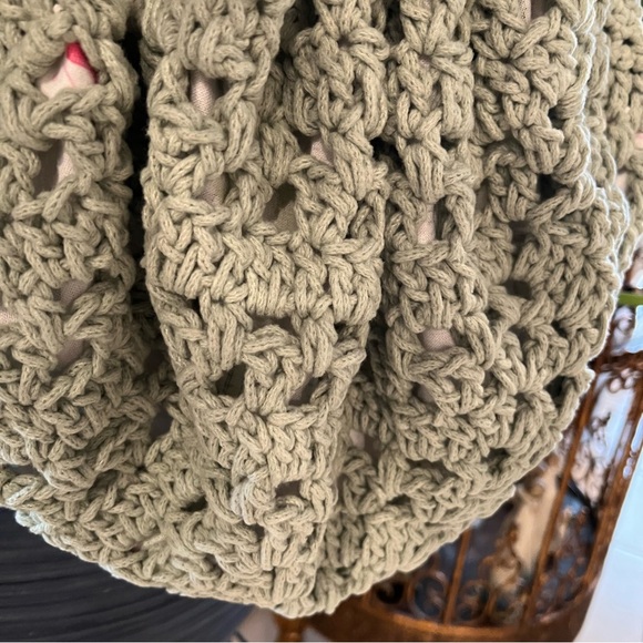 Handmade Crochet Hobo Handbag - Picture 2 of 5